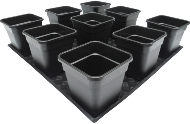 Flex Tray Pflanzschale 150x150x12cm Details 1